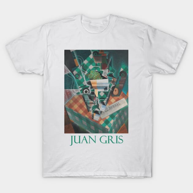 Still Life with Checkered Tablecloth by Juan Gris T-Shirt by Naves